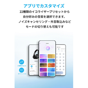 Anker ヘッドフォン　Soundcore Q20i ブラック A3004Z11-イメージ4
