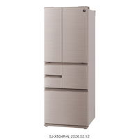 シャープ SJ-X504R-N 502L 6ドア冷蔵庫 プラズマクラスター冷蔵庫