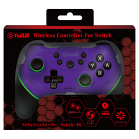 エディオンネットショップ Yesojo Japan Pcg ワイヤレスコントローラ For Switch パープル エディオンネットショップ Yesojo Japan Pcg ワイヤレスコントローラ For Switch パープル