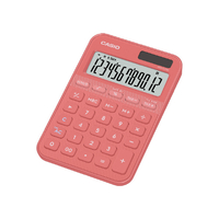 カシオ カラフル電卓 コーラル MW-C20D-CL-N