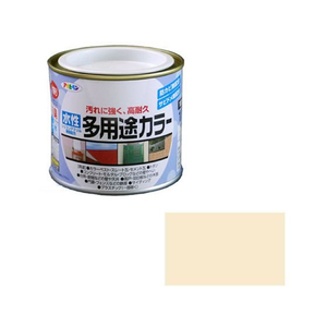 アサヒペン 水性多用途カラー 1／5L アイボリー FC684PM-イメージ1