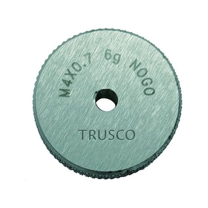 トラスコ中山 TRUSCO ねじ用リングゲージ 止まり 6g M4×0.7 M40.7リングゲージ 止まり FC499JU-2077267-イメージ1