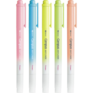 コクヨ キャンパス エニーライナー ラインマーカー 4mm／細字 ネオングリーン FCJ901U-WPM1-4-イメージ8