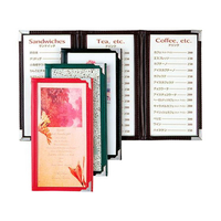 シンビ メニューブック ABW-5 黒 FC940LT-6974700