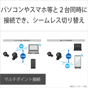 SONY ワイヤレスノイズキャンセリングステレオヘッドセット ブラック WF1000XM4B-イメージ18