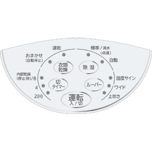 コロナ 衣類乾燥除湿機 Sシリーズ ホワイト CD-S6325(W)-イメージ2