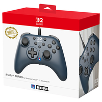 HORI ホリパッド TURBO for Nintendo Switch  2 , Windows PC ネイビー NSX064