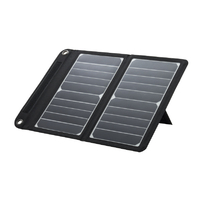 アピックス ソーラー充電器(10W) ブラック AEC-10W
