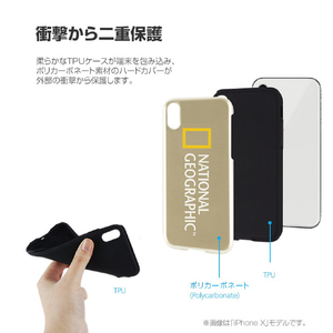 National Geographic iPhone XR用ケース Hard Shell チタン NG14113I61-イメージ5