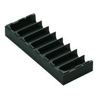 ｒｏｓｅ ｐｌａｓｔｉｃ ボックス半分タイプ 8パーツ仕切り有り 2個黒7219226.5 FC389EE-7708491
