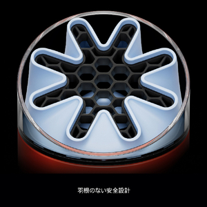 ダイソン Dyson HushJet Mini Cool ファン カーネリアン / スカイ PF01CS-イメージ10