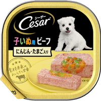 マースジャパンリミテッド 子いぬ用 ビーフ にんじん・たまご入り 100g シーザー ｼ-ｻﾞ-ｺｲﾇﾋﾞ-ﾌ100G