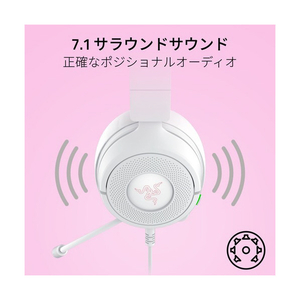Razer Razer Kraken Kitty V3 X - White Edition RZ04-05350300-R3M1-イメージ8