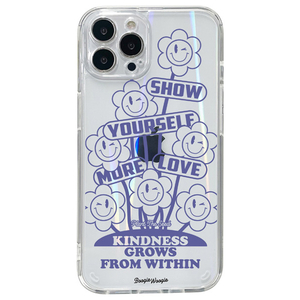 BOOGIE WOOGIE iPhone 14 Pro用オーロラケース Very Peri BW24113I14P-イメージ1