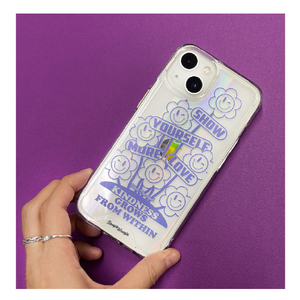 BOOGIE WOOGIE iPhone 14 Pro用オーロラケース Very Peri BW24113I14P-イメージ13