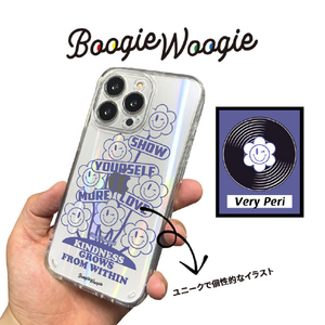 BOOGIE WOOGIE iPhone 14 Pro用オーロラケース Very Peri BW24113I14P-イメージ3