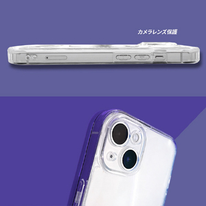 BOOGIE WOOGIE iPhone 14 Pro用オーロラケース Very Peri BW24113I14P-イメージ7