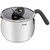 Ｔ－ｆａｌ オプティスペース IH ステンレス マルチポット 16cm チャコールグレー FCF819U-G74683-イメージ1