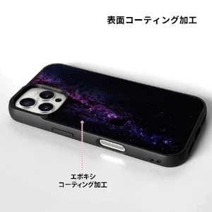 ikins iPhone 16 Pro Max用天然貝ケース Milky way I27114I16PM-イメージ4