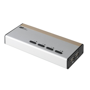 ラトックシステム DVIパソコン切替器(4台用) RS-430UDA-イメージ1
