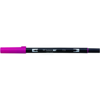 トンボ鉛筆 デュアルブラッシュペン ABT Rhodamine Red F040058-AB-T725