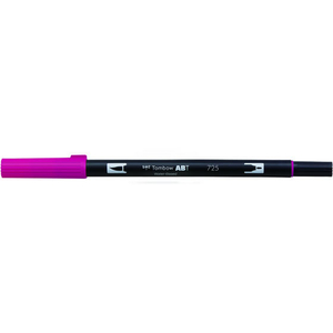 トンボ鉛筆 デュアルブラッシュペン ABT Rhodamine Red F040058-AB-T725-イメージ1
