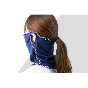 アルファックス リブニット UVフェイス&ネックカバー ﾘﾌﾞﾆﾂﾄUVﾌｴｲｽﾈﾂｸｶﾊﾞ--イメージ3