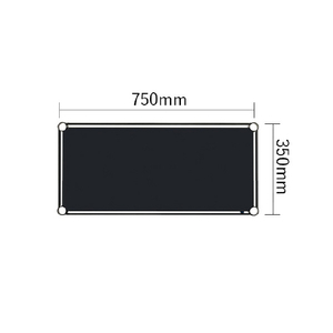 エレクター ベーシックシリーズ Fシュルフ W750xD350mm ブラック 1枚 ブラック ﾌﾗﾂﾄｼｴﾙﾌW75XD35CMBK-イメージ2