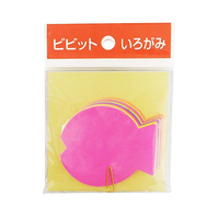 エヒメ紙工 型抜いろがみ ビビット さかな 50枚入 ﾋﾞﾋﾞﾂﾄｲﾛｶﾞﾐｻｶﾅ146