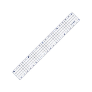 共栄プラスチック 方眼定規 20cm ブルーAH-20-B FC964WS-5566097-イメージ1