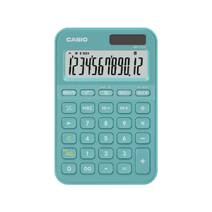 カシオ カラフル電卓 ターコイズ MW-C20D-TU-N-イメージ2
