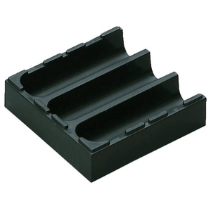 ｒｏｓｅ ｐｌａｓｔｉｃ ボックス半分タイプ 3パーツ仕切り有り 2個黒969626.5 FC390EE-7708505-イメージ1