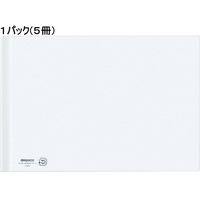 コクヨ レールクリヤーホルダー A4ヨコ 20枚収容 白 5冊 1パック(5冊) F836227-ﾌ-TP765NW