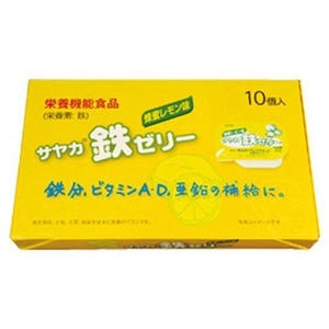 サンプラネット サヤカ 鉄ゼリー 蜂蜜レモン味 30g×10個 FCN2177-イメージ1