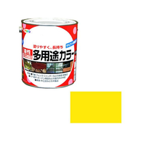 アサヒペン 油性多用途カラー 1.6L 黄色 FC701NV