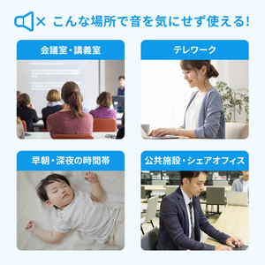 サンワサプライ 静音ワイヤレスブルーLEDマウス(充電式・Type-C) SLIMO ネイビー MA-WCBS310NV-イメージ18