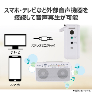 東芝 ホームラジオ AX-SHR60(W)-イメージ7