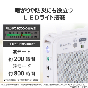 東芝 ホームラジオ AX-SHR60(W)-イメージ8