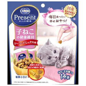 日本ペットフード コンボ プレゼント キャット おやつ 子ねこの健康維持 42g(14袋) ｺﾝﾎﾞﾌﾟﾚｾﾞﾝﾄCｺﾈｺ42G-イメージ1
