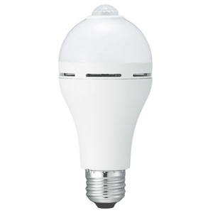 ヤザワ バッテリー内蔵センサー電球 60W相当 昼光色 LDA8DGBP-イメージ1