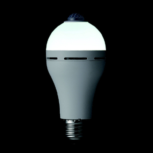 ヤザワ バッテリー内蔵センサー電球 60W相当 昼光色 LDA8DGBP-イメージ2