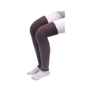パシフィックサプライ ひざ付きふんわりレッグウォーマー こげ茶 フリー FC184ND-213695-イメージ1