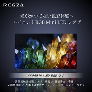 TVS REGZA 4K RGB-Mini LED液晶 REGZA 100ZX3S-イメージ2