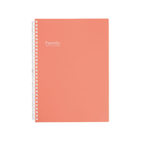 リヒトラブ Pastello ツイストノート セミB5 29穴 レッド FC09856-N1908-3