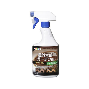 アサヒペン 屋外木部ガーデン用洗浄スプレー 500g FC954PJ-S029-イメージ1