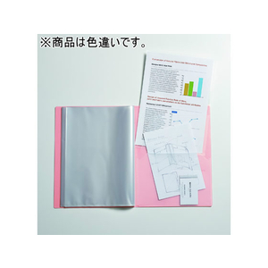 キングジム クリアーファイル フェイバリッツ A4 20ポケット 透明 F021401-FV166Tﾄｳ-イメージ4