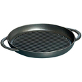 STAUB ストウブ ピュアグリル ラウンド 22cm ブラック 40511-520 FC614LA-0658200