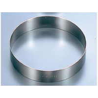 江部松商事 EBM/18-8 アルゴン溶接 丸型 ケーキリング 240×H30 FC377LY-8474100