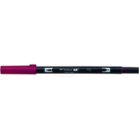 トンボ鉛筆 デュアルブラッシュペン ABT Rubine Red F040068-AB-T755