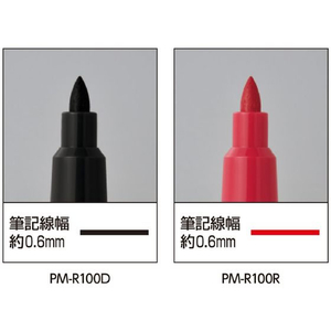 コクヨ リサーチラボペン 耐アルコール性タイプ 赤 FC742PK-PM-R100R-イメージ9